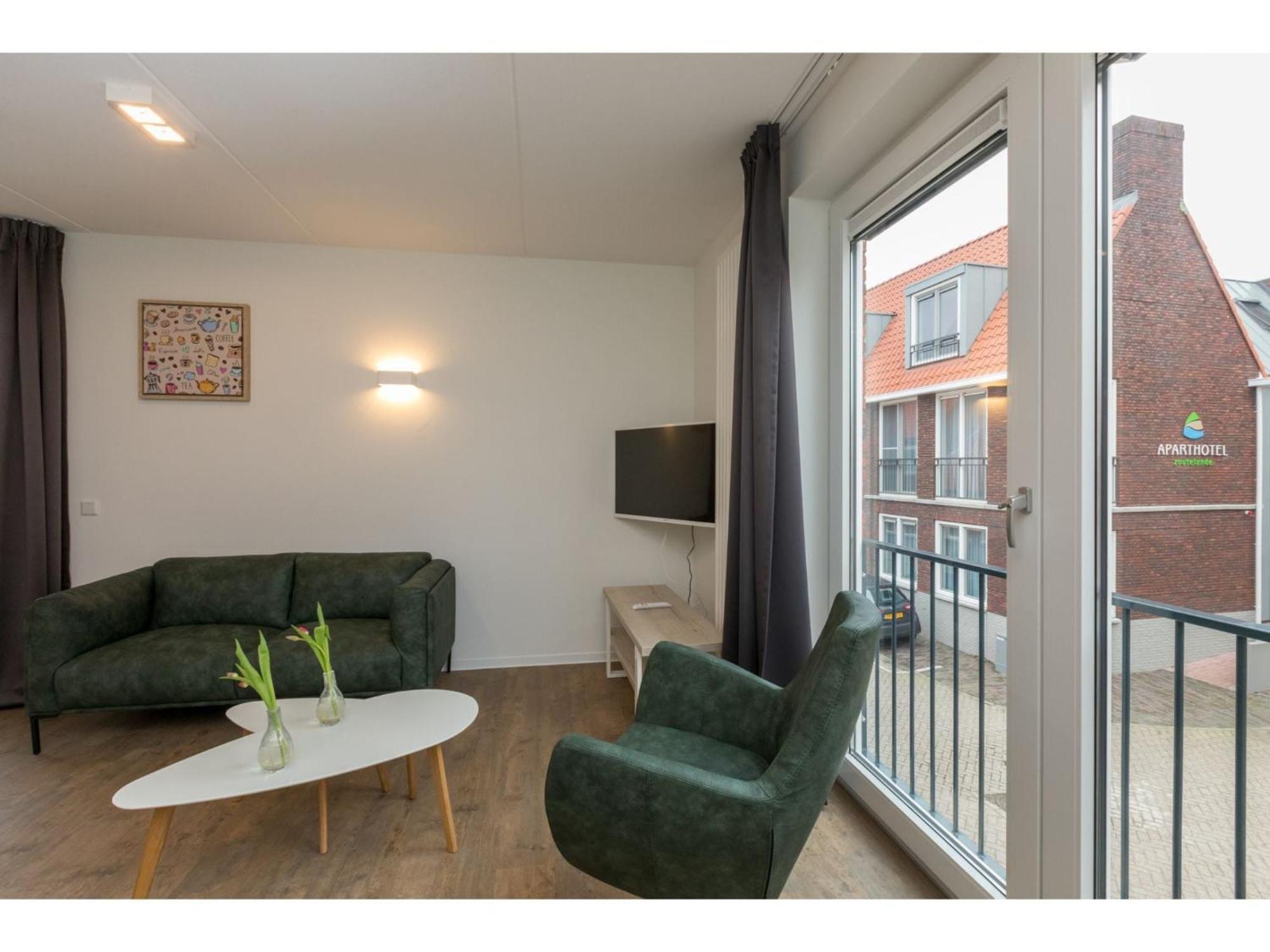 Luxurious Studio For 2 People A 1 Minute Walk From The Beach Of 주테란데 외부 사진